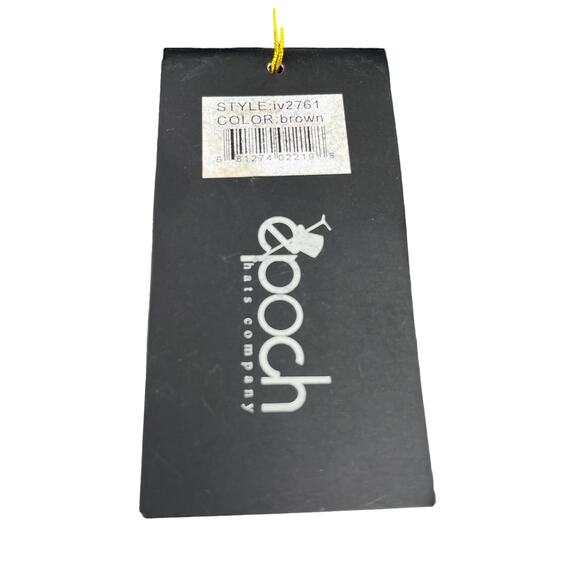 Epoch Hat American Classic Patchwork Ivy Brown Gray Large Wool New - Picture 5 of 12